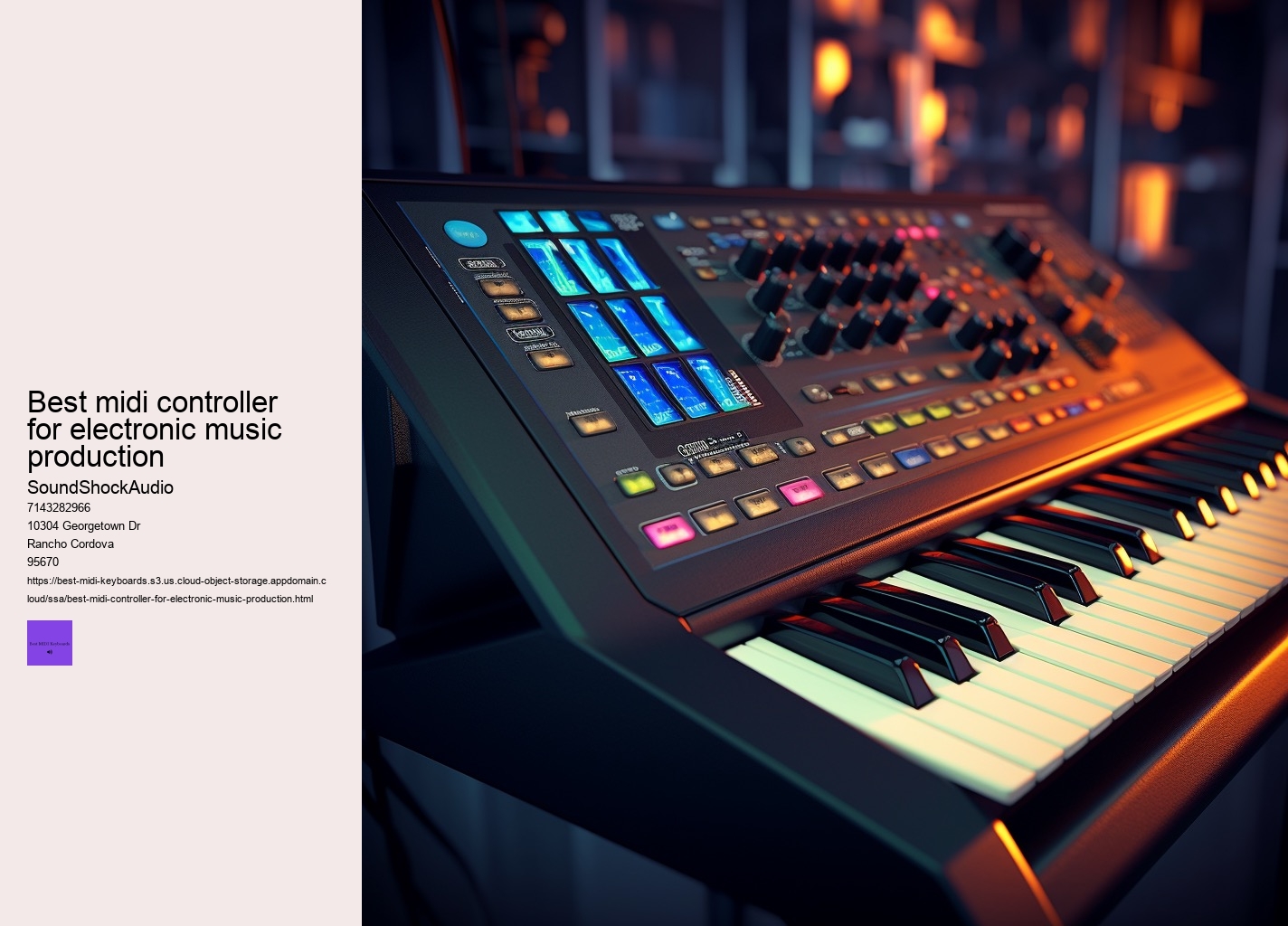 best midi controller for electronic music production